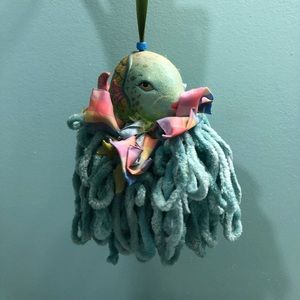 December Diamond Fringed Fish Ornament